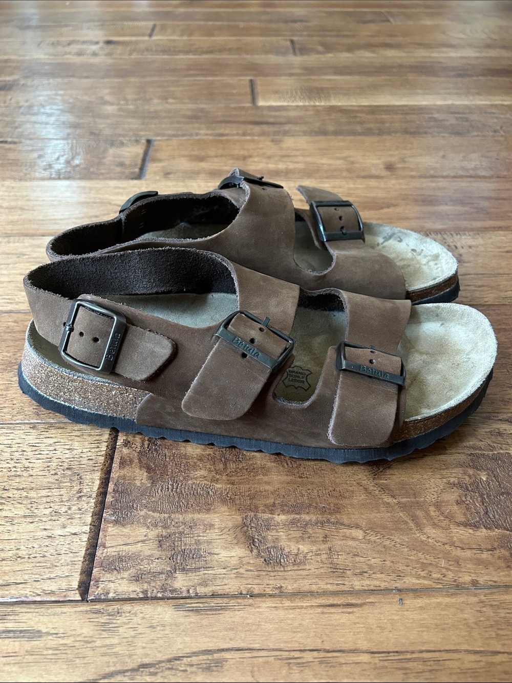 Birkenstock Betula Milano Sandals Brown Size 41 US Womens 10